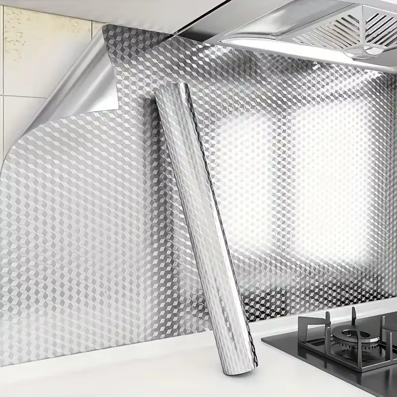 Kitchen Aluminum Foil Wallpape - Smart Home Film ulasan dan harga