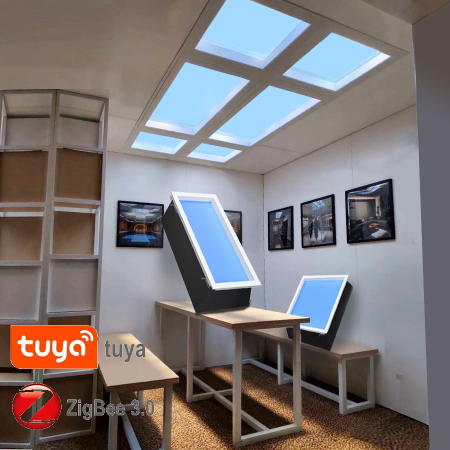 Zigbee Tuya Led Downlight Skyl - Smart Home Simulation ulasan dan harga