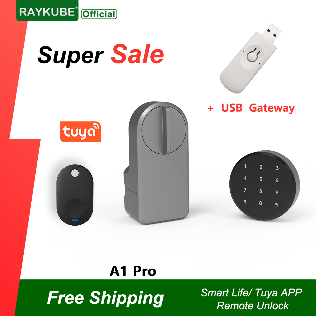 RAYKUBE A1 Pro Tuya BEL Smart  - Smart Home Lock ulasan dan harga