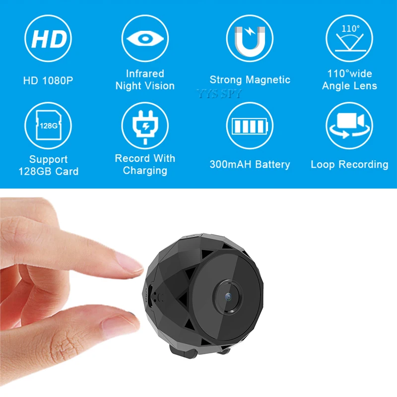 HD Mini Camera Night Vision Di - Smart Home Kamera ulasan dan harga