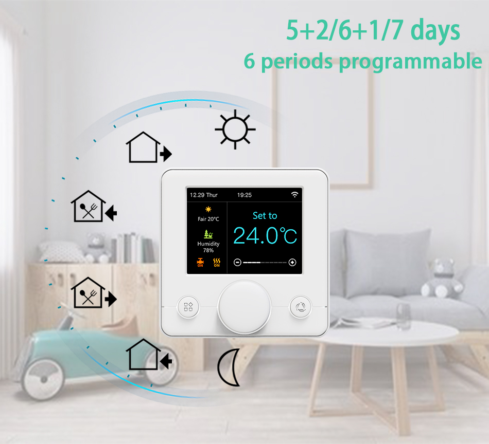 Floor Heating Wi-Fi Thermostat - Smart Home Thermostat ulasan dan harga