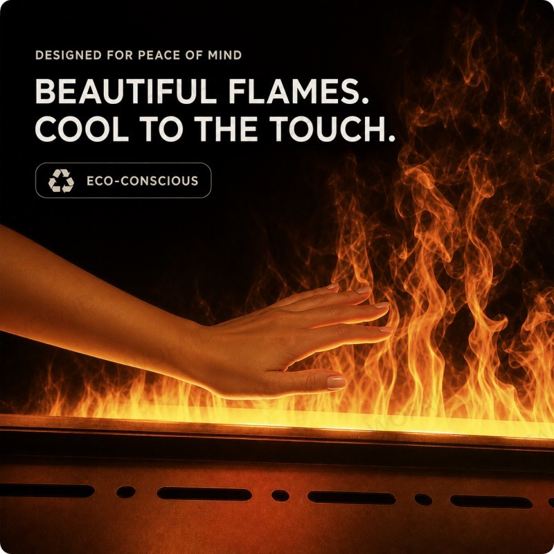 Minimalist Wall Fireplace Luxu - Smart Home Simulation ulasan dan harga