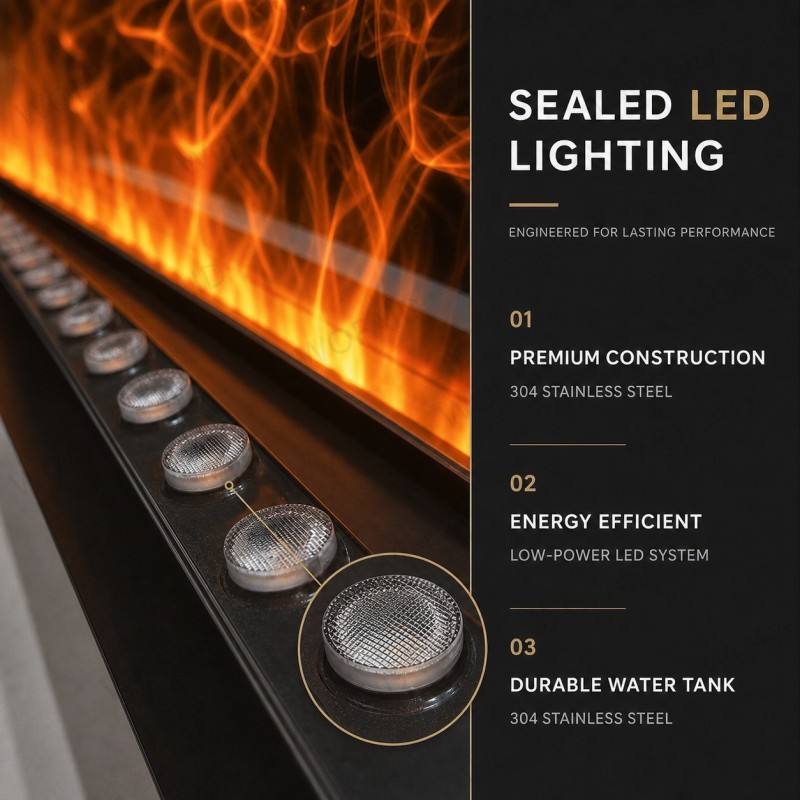 Minimalist Wall Fireplace Luxu - Smart Home Simulation ulasan dan harga