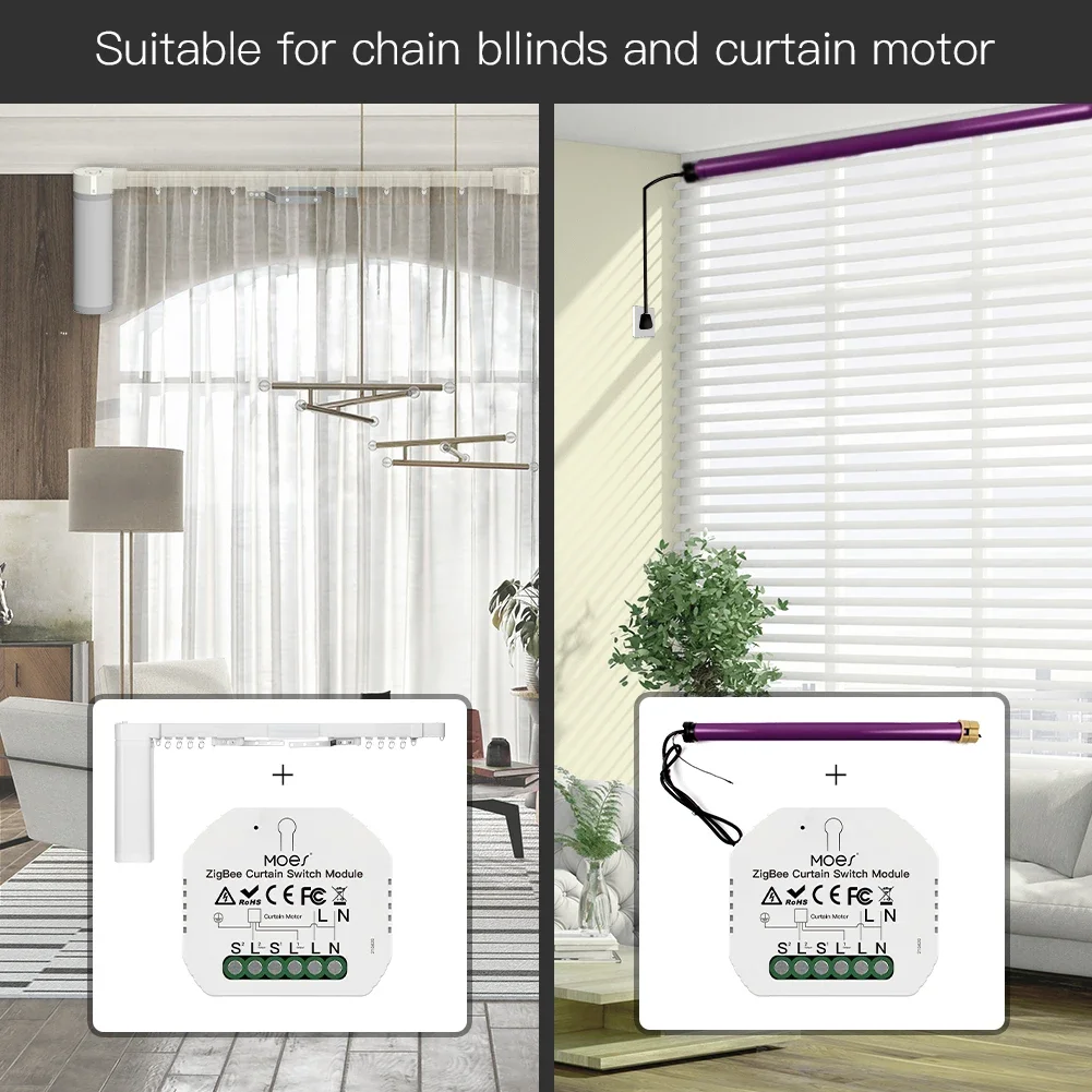 MOES ZigBee 3.0 Smart Curtain  - Smart Home Improvement ulasan dan harga