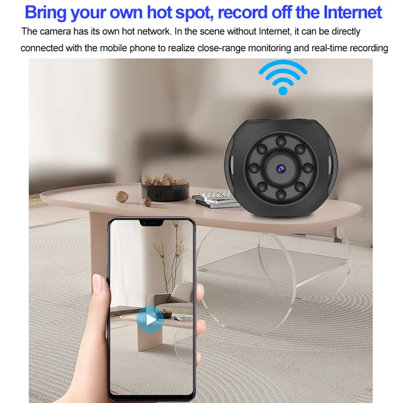 Wifi Mini Camera WK10 Smart Ho - Smart Home Kamera ulasan dan harga