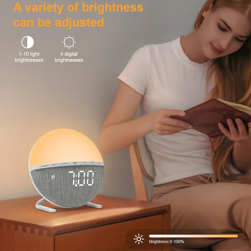 LED Wake Up Light Alarm Clock  - Smart Home Simulation ulasan dan harga