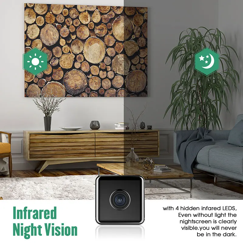 Wifi Mini Camera Smart Home Fo - Smart Home Kamera ulasan dan harga