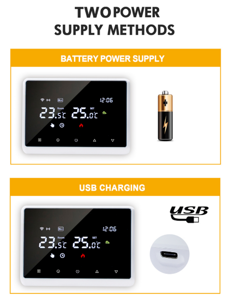 New Tuya Wireless Wifi Thermos - Smart Home Thermostat ulasan dan harga