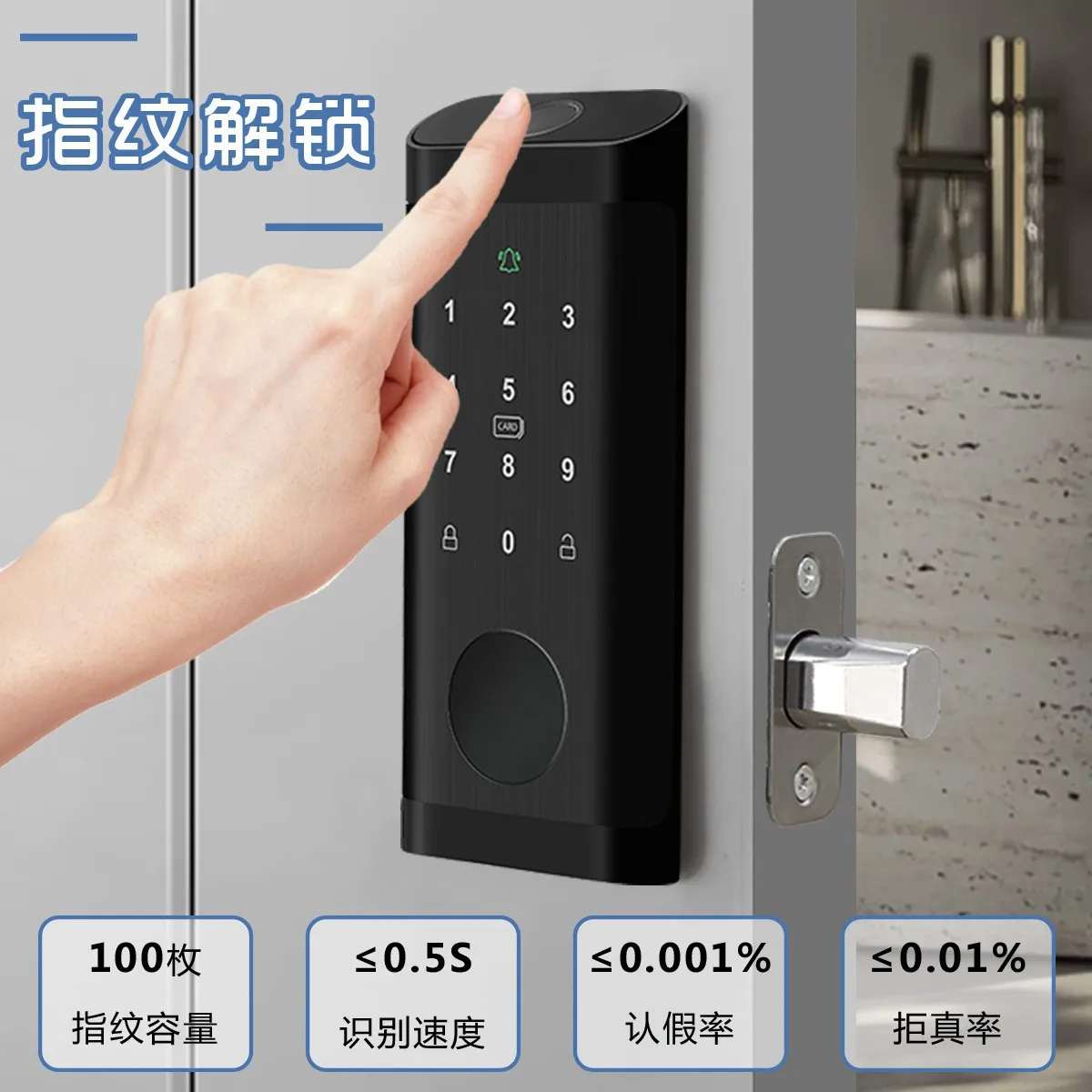 Fingerprint Lock Waterproof Tu - Smart Home Lock ulasan dan harga