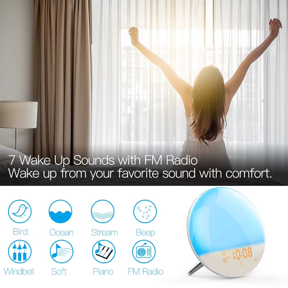 MOES WiFi Wake Up Smart Light  - Smart Home Simulation ulasan dan harga