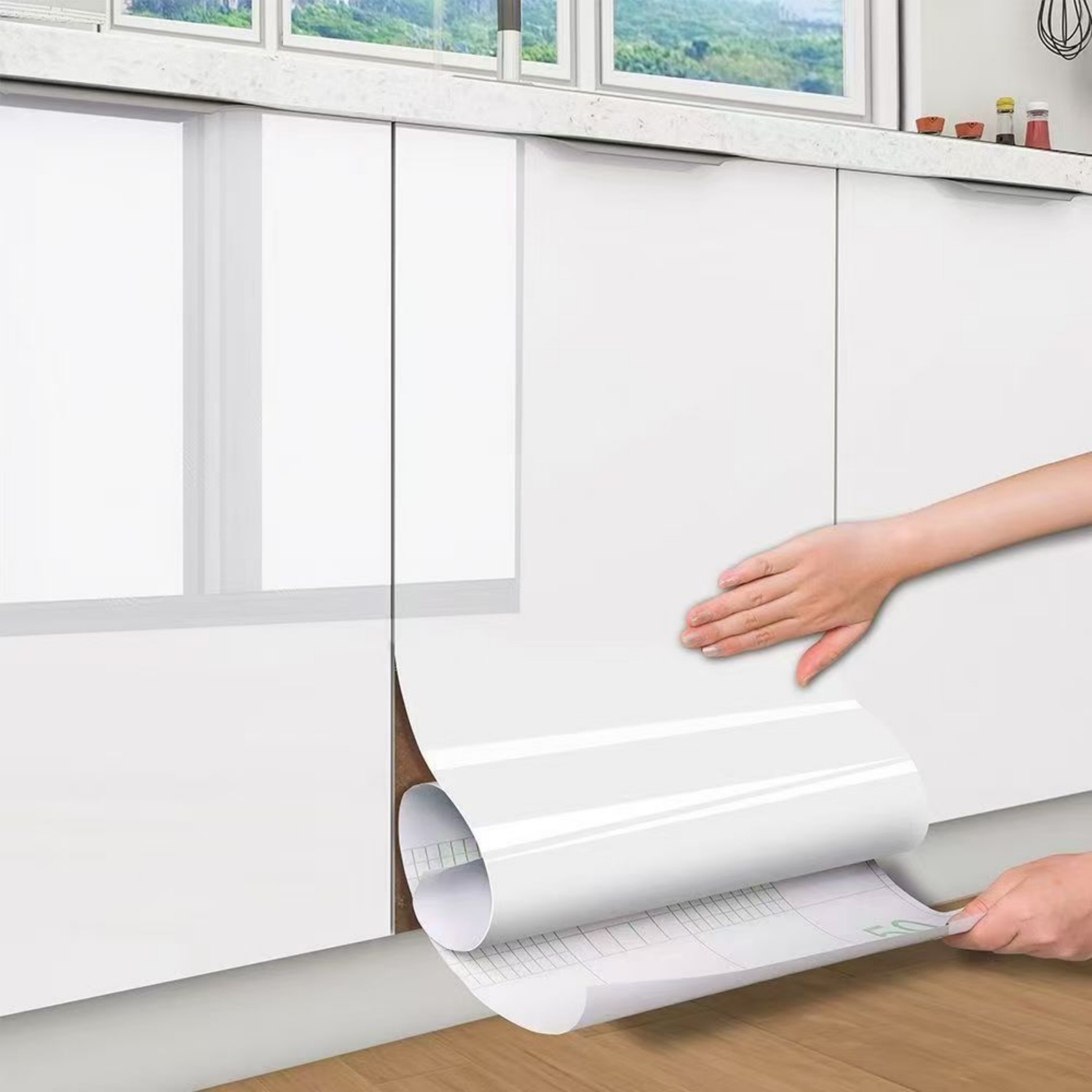 PVC Pearl Film Waterproof DIY  - Smart Home Film ulasan dan harga