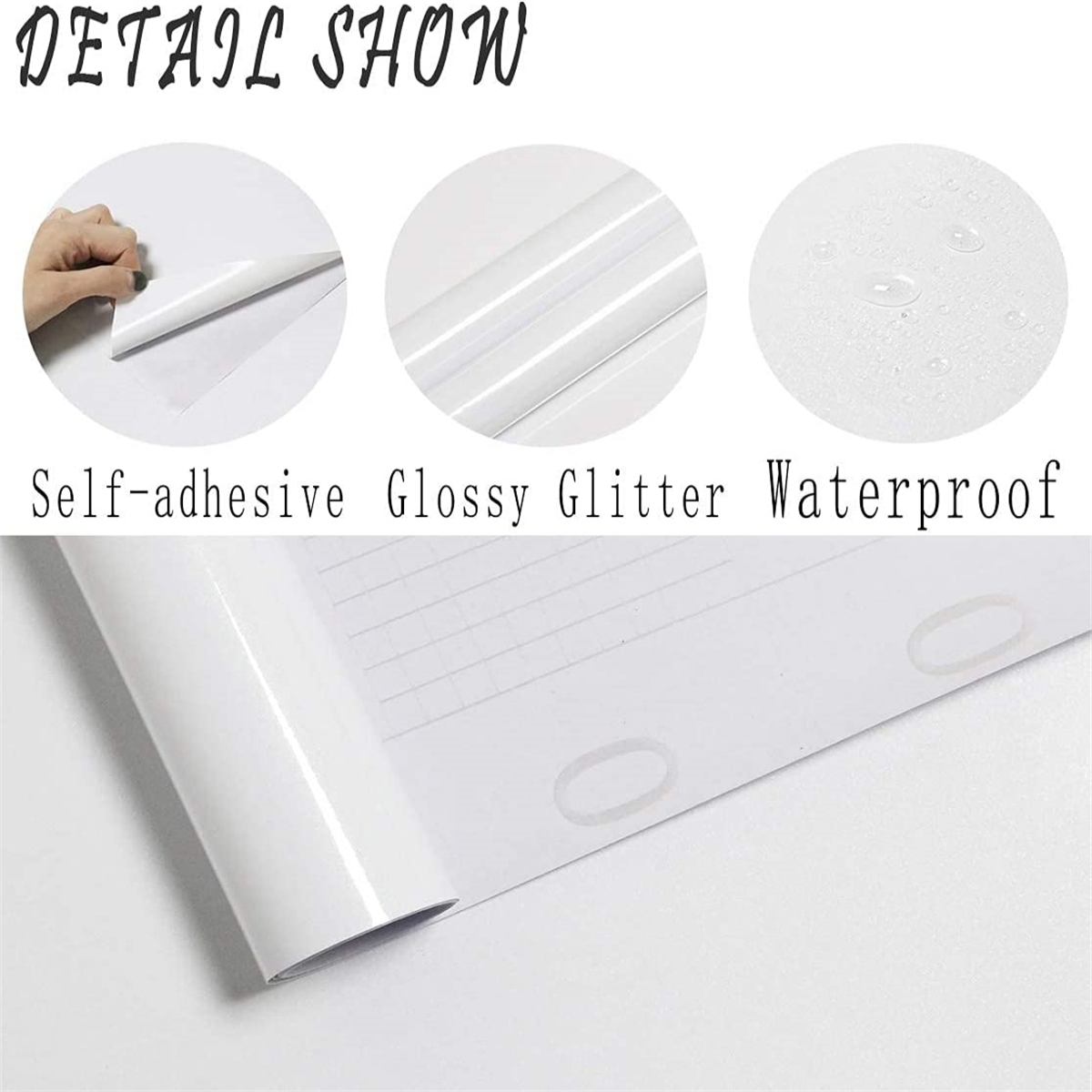 PVC Pearl Film Waterproof DIY  - Smart Home Film ulasan dan harga