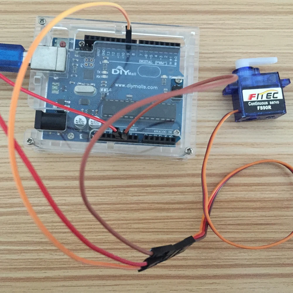 Feetech FS90R RC Servo 360 Deg - Smart Home Micro Bit ulasan dan harga