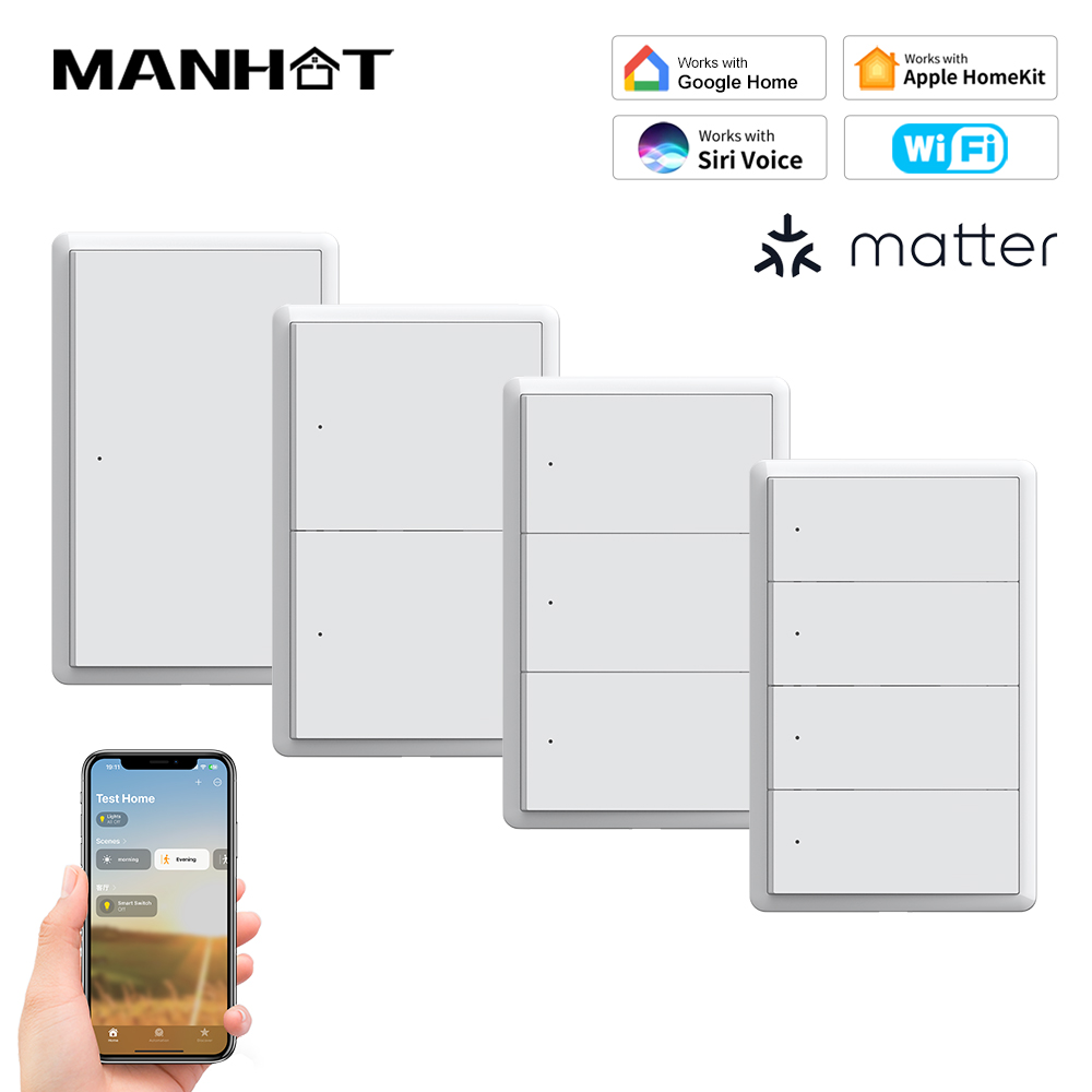 MANHOT Homekit WiFi Smart Swit - Smart Home Google ulasan dan harga