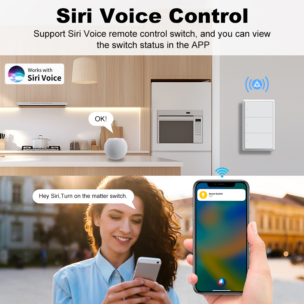 MANHOT Homekit WiFi Smart Swit - Smart Home Google ulasan dan harga