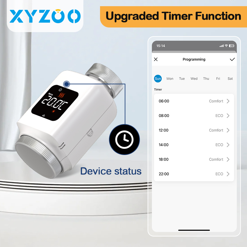 Tuya Smart WiFi Zigbee TRV Rad - Smart Home Thermostat ulasan dan harga