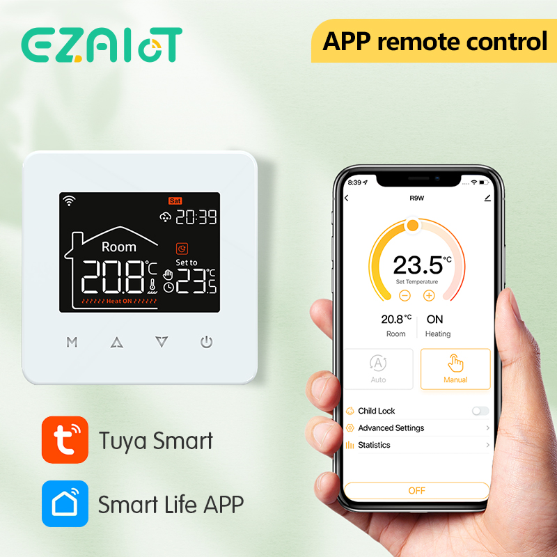 WiFi Tuya Smart Home Thermosta - Smart Home Thermostat ulasan dan harga