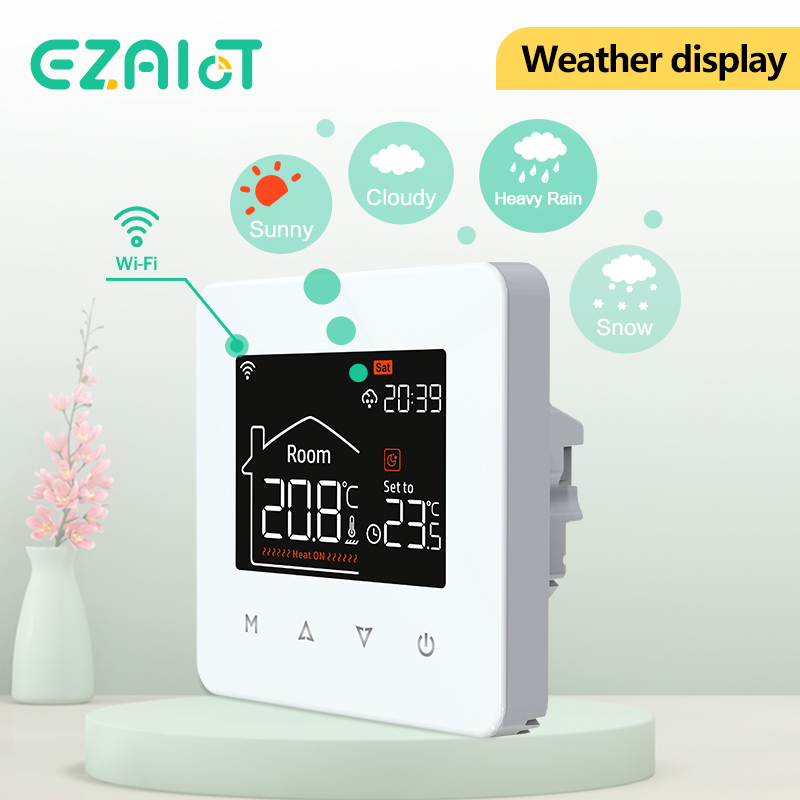 WiFi Tuya Smart Home Thermosta - Smart Home Thermostat ulasan dan harga