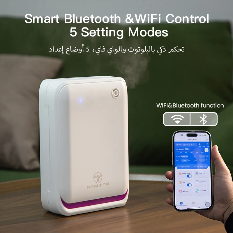 NAMSTE 500m³ Large Room Aromat - Smart Home Fragrance Diffuser ulasan dan harga