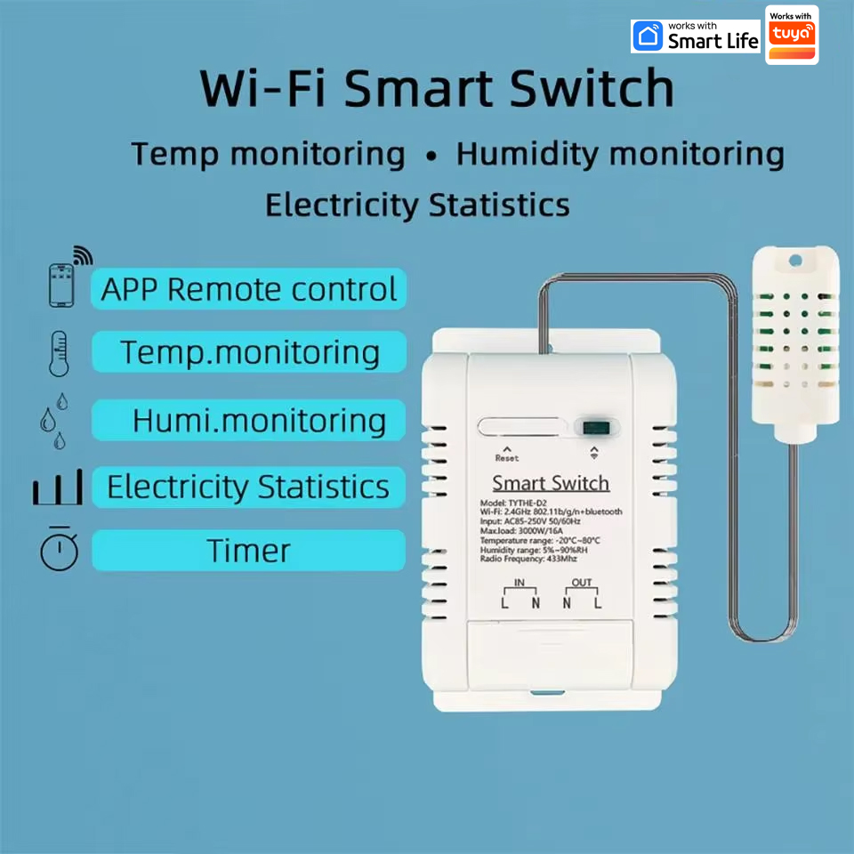 Work with Tuya 16A 3000W WiFi  - Smart Home Thermostat ulasan dan harga