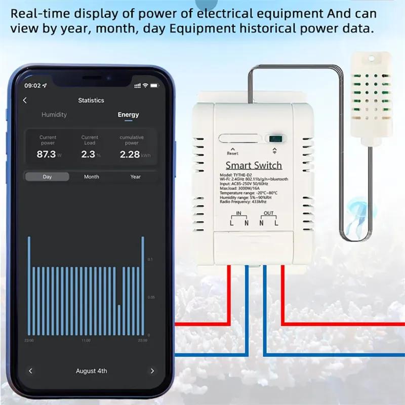 Work with Tuya 16A 3000W WiFi  - Smart Home Thermostat ulasan dan harga