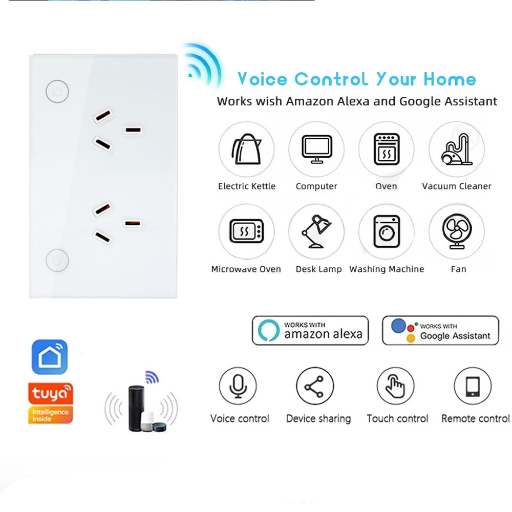 Zigbee Wi-Fi Matter AU Smart W - Smart Home Google ulasan dan harga