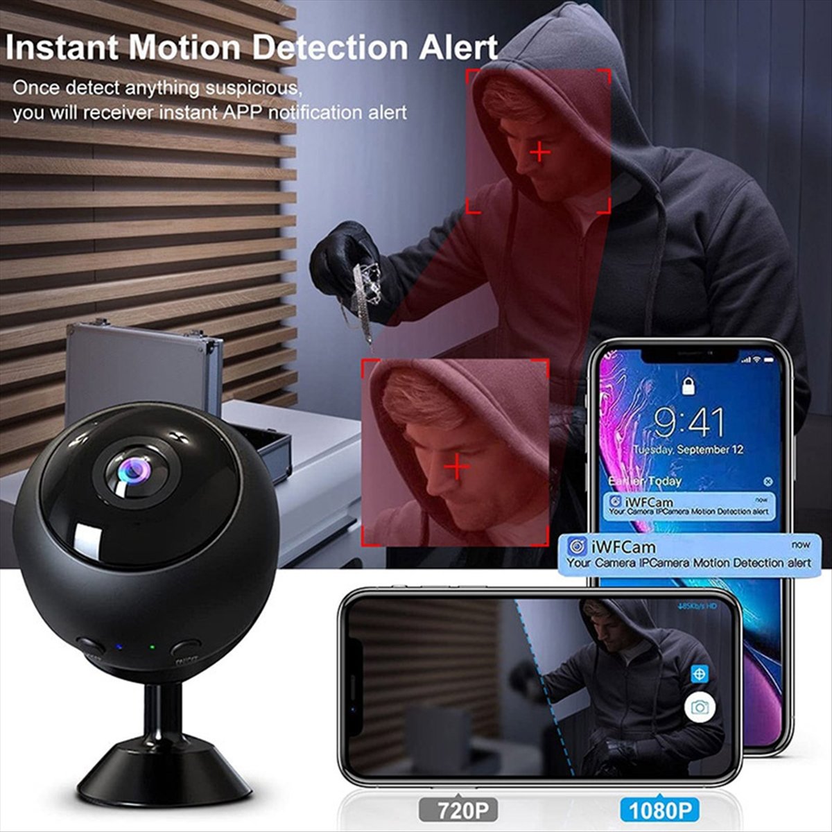 Stable- Fisheye HD Night Visio - Smart Home Kamera ulasan dan harga