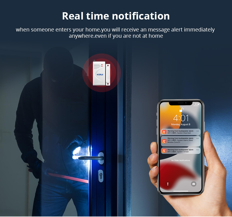 KERUI Tuya WIFI Loudly Speaker - Smart Home Improvement ulasan dan harga