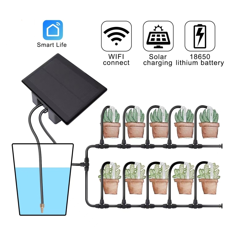 WIFI Solar Automatic Watering  - Smart Home Improvement ulasan dan harga