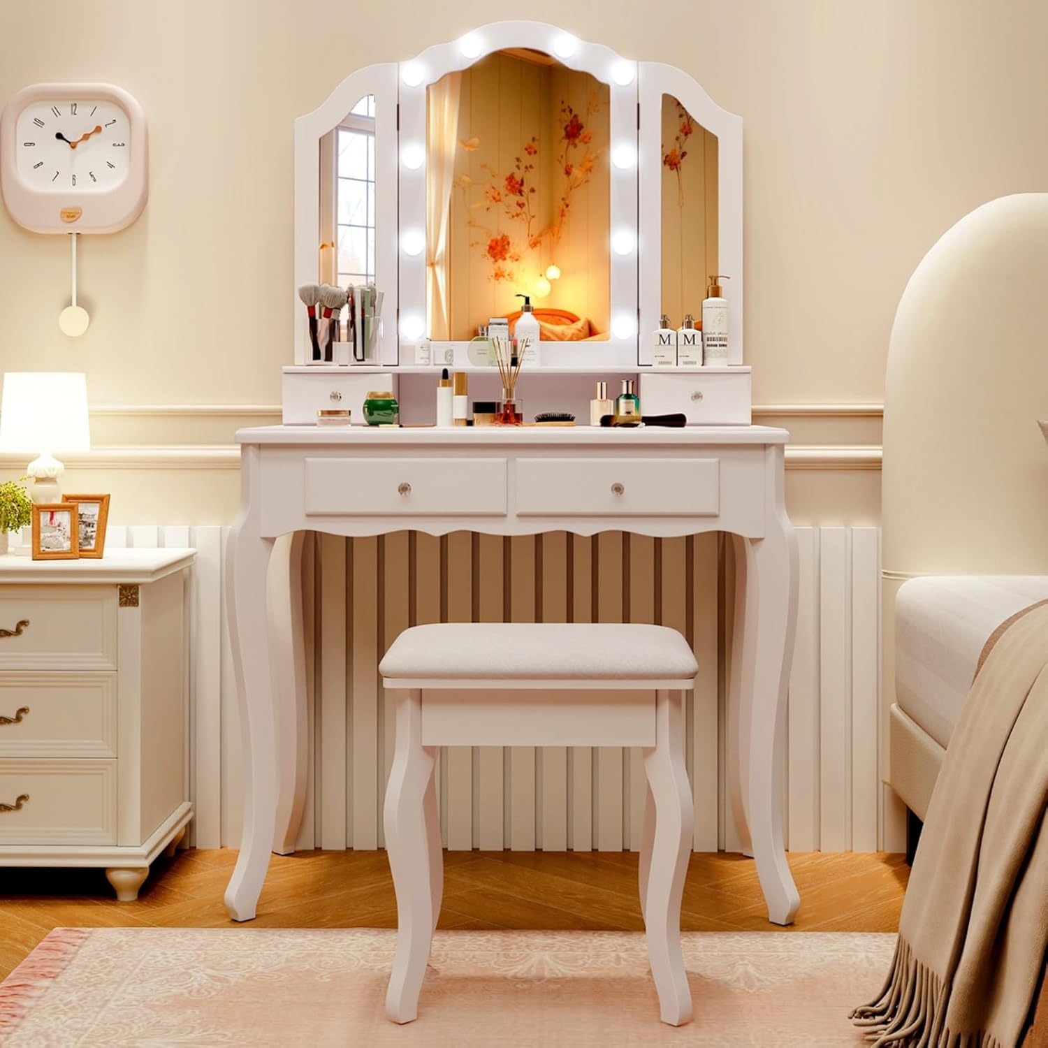 Vanity Desk with Lights - Make - Smart Home Retrofit ulasan dan harga