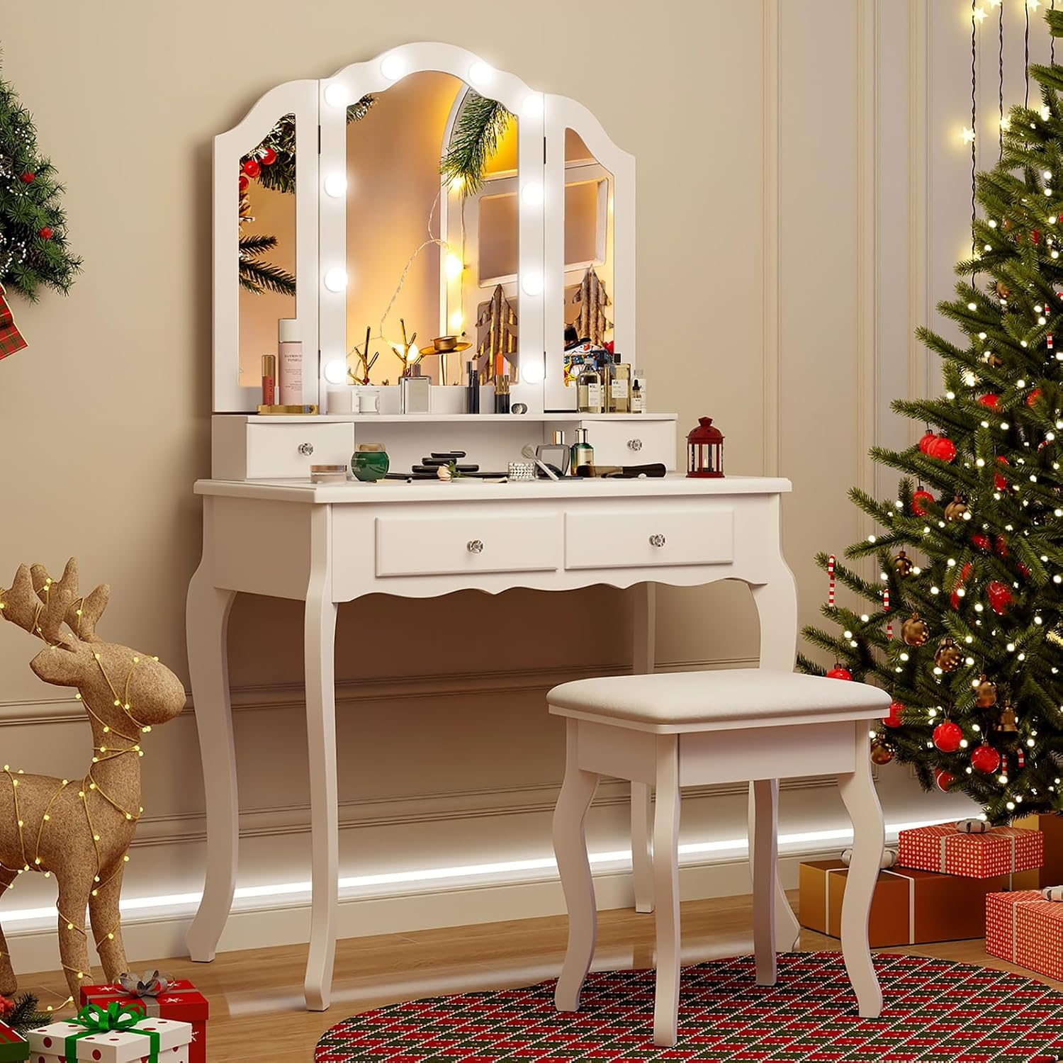 Vanity Desk with Lights - Make - Smart Home Retrofit ulasan dan harga