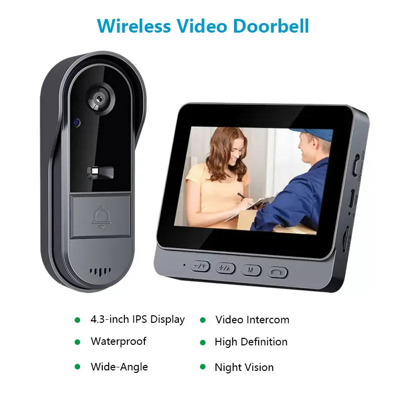Outdoor Wireless Intercom Door - Smart Home Or Smart Home ulasan dan harga