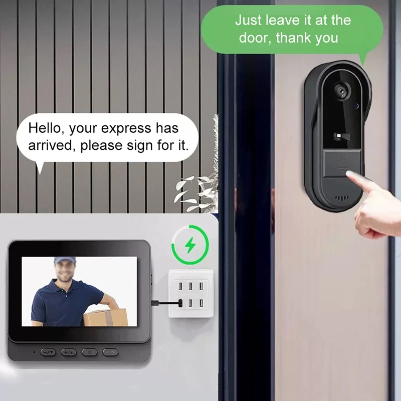Outdoor Wireless Intercom Door - Smart Home Or Smart Home ulasan dan harga