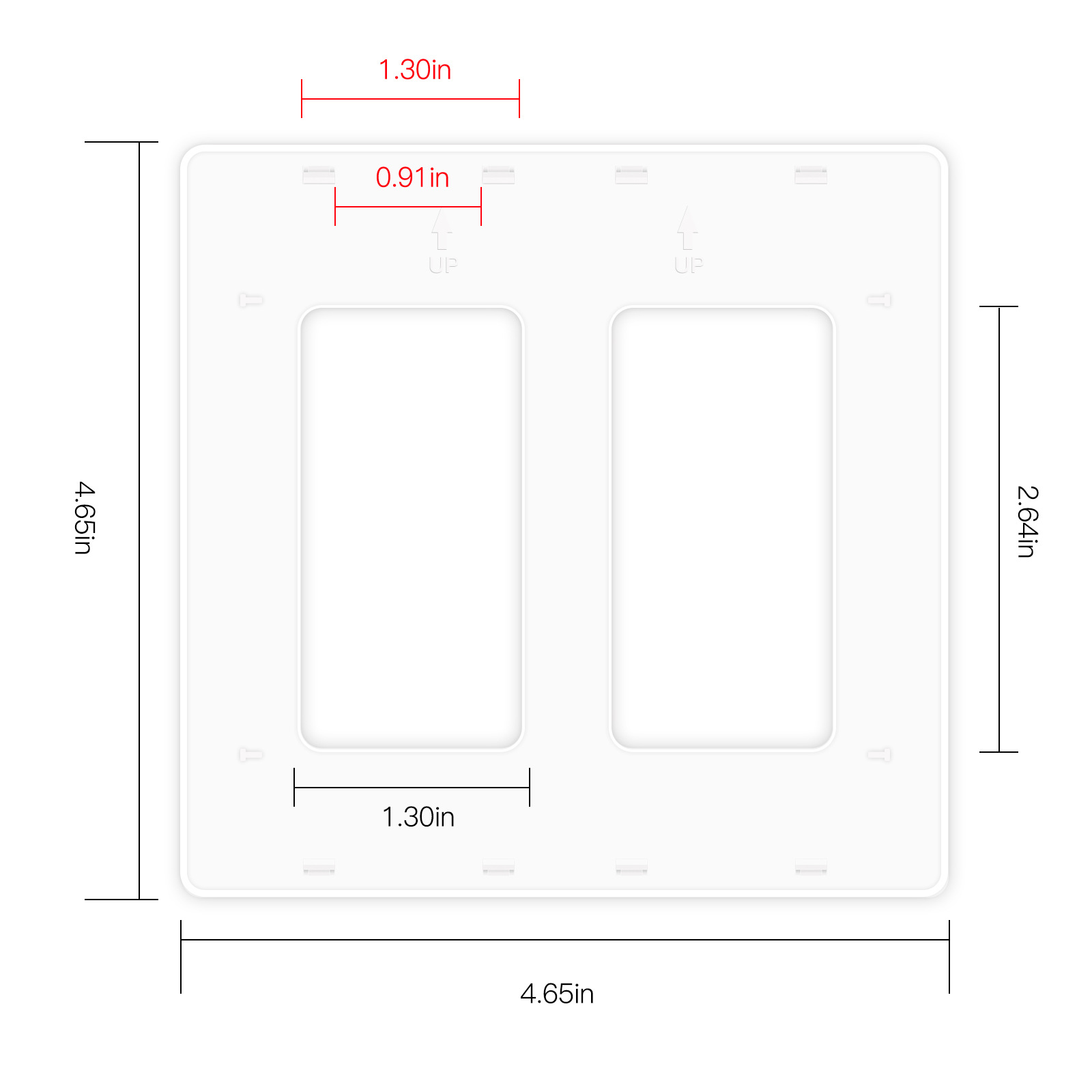 US、EU Type Switch Panel 2/3/4  - Smart Home Improvement ulasan dan harga
