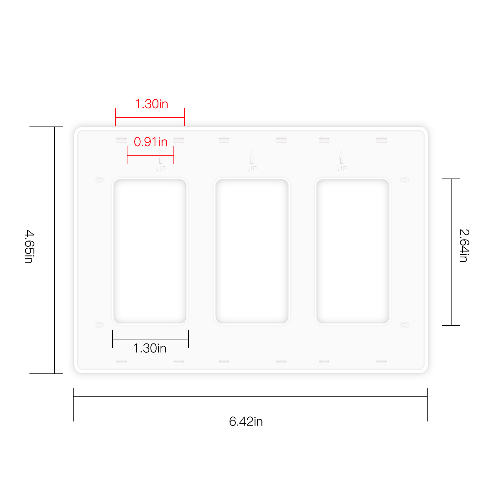 US、EU Type Switch Panel 2/3/4  - Smart Home Improvement ulasan dan harga