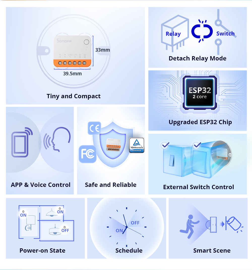 Sonoff Mini R4 Extreme Wifi Sm - Smart Home Google ulasan dan harga