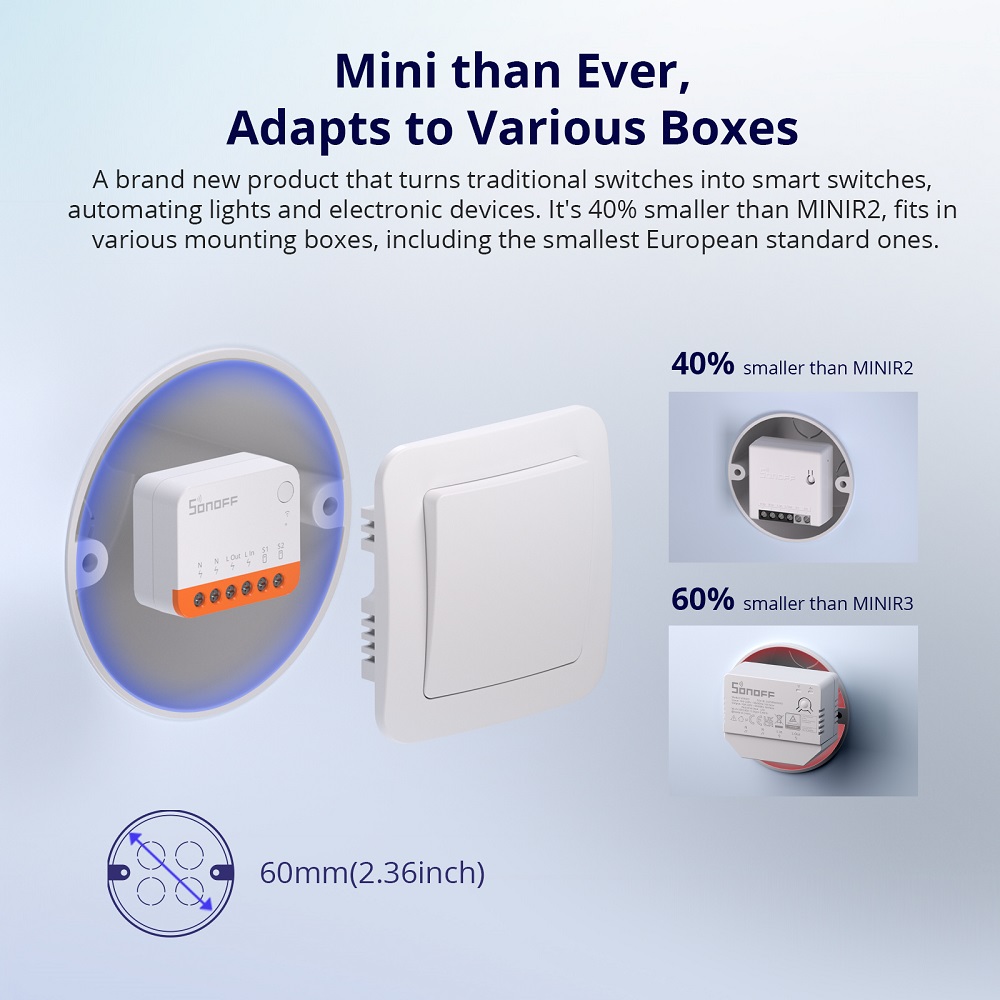 Sonoff Mini R4 Extreme Wifi Sm - Smart Home Google ulasan dan harga
